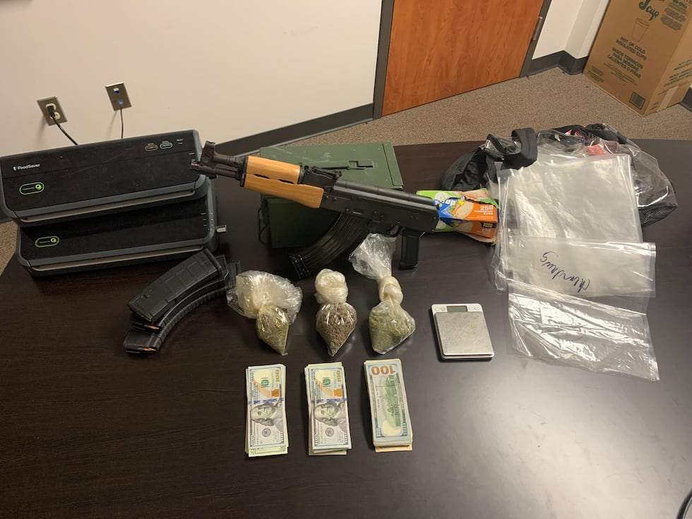 Items allegedly found as a result of the Houston County search warrant.