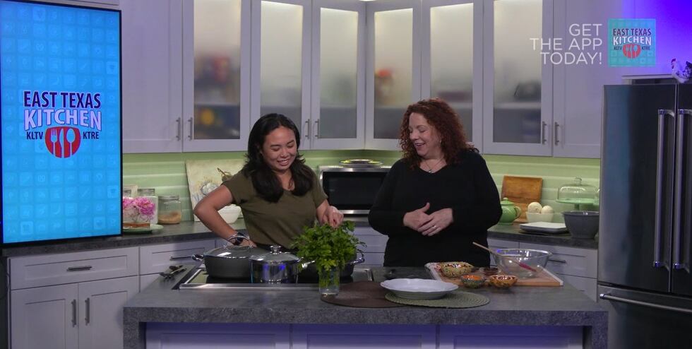 The ladies work on some delicious and easy-to-make Fathers Day recipes.