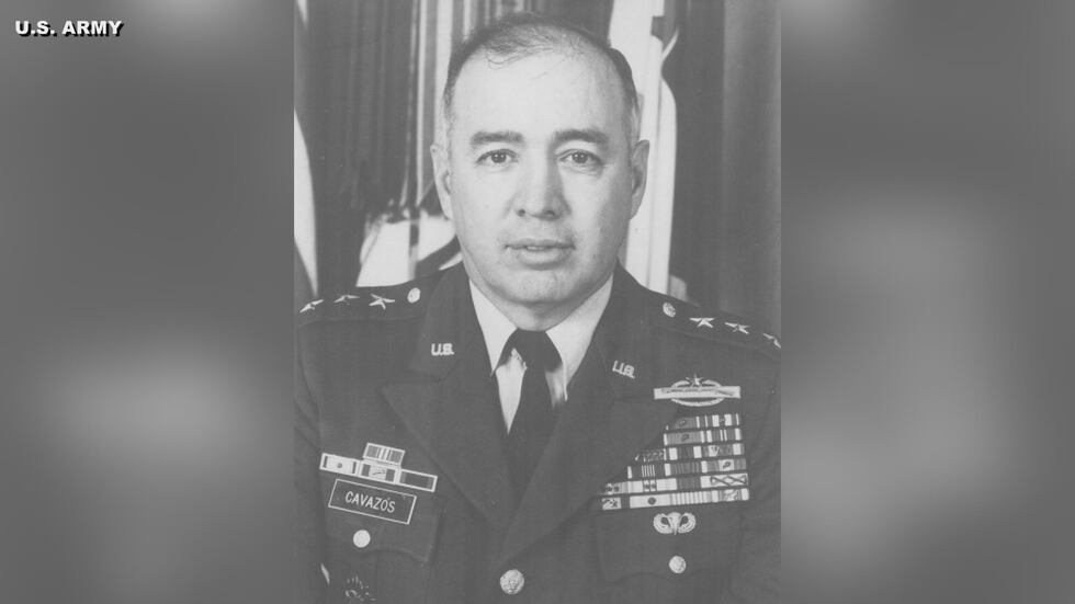 Gen. Richard Cavazos pictured between 1980-1982.
