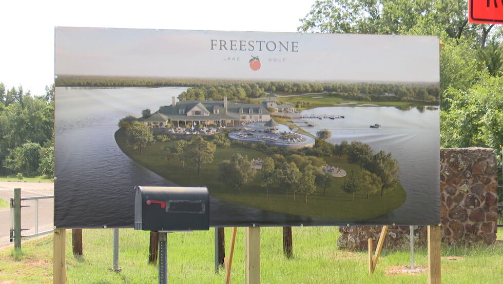 Concept of the Freestone Lake Golf development set to built at the site of the former...