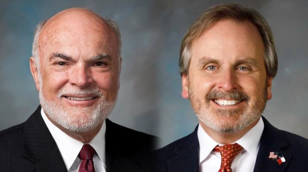 FILE PHOTO - At left, State Senator Robert Nichols (R) of Jacksonville will chair the Senate...